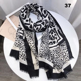 Autumn winter women beach quality shawl cotton scarf lady fashion scarves bandana pashmina wrap hijab muffler