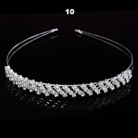 Wedding Bridal Bridesmaid Tiara Crown Headband Heart Girls Love Crystal Rhinestone Jewelry hair Accessories Bride Head Ornament