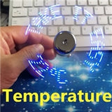 Hand Mini USB Fan portable gadgets Flexible Gooseneck LED Clock Cool For laptop PC Notebook real Time Display durable Adjustable