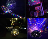 Romantic Starry Sky LED Night Light Projector Battery USB Night Light Creative Birthday Toys For Children